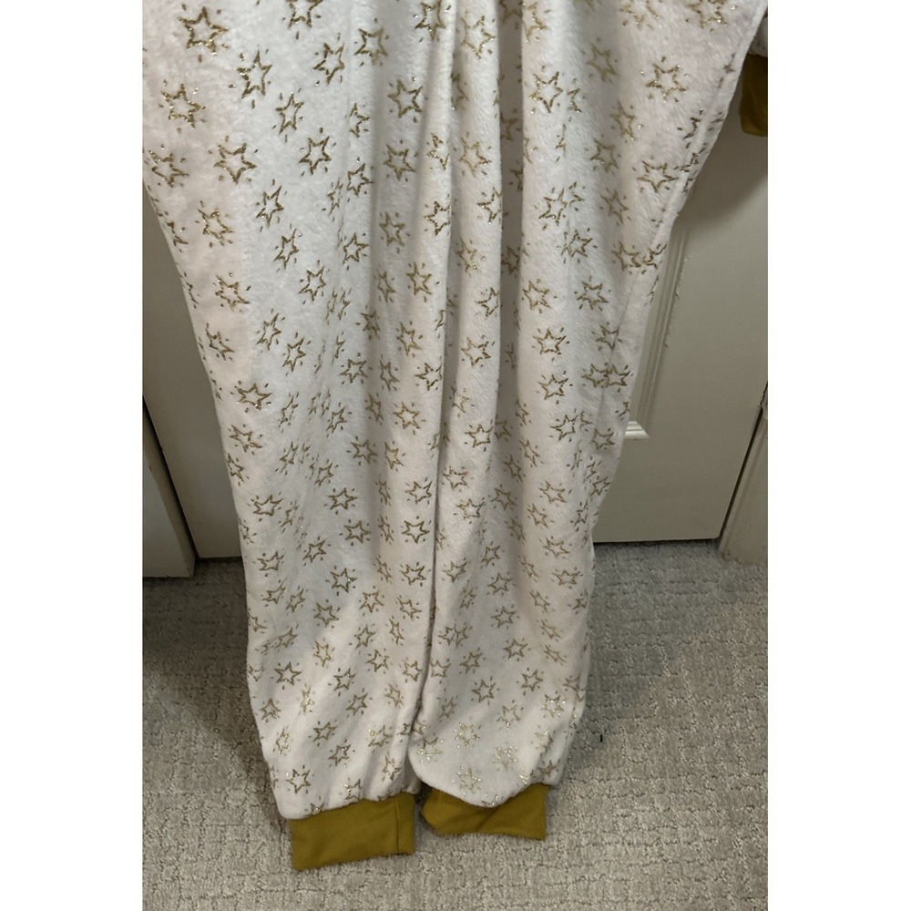 #followme Womens One Piece Christmas Themed Adult Microfleece Hoodie PJs L - Picture 4 of 11